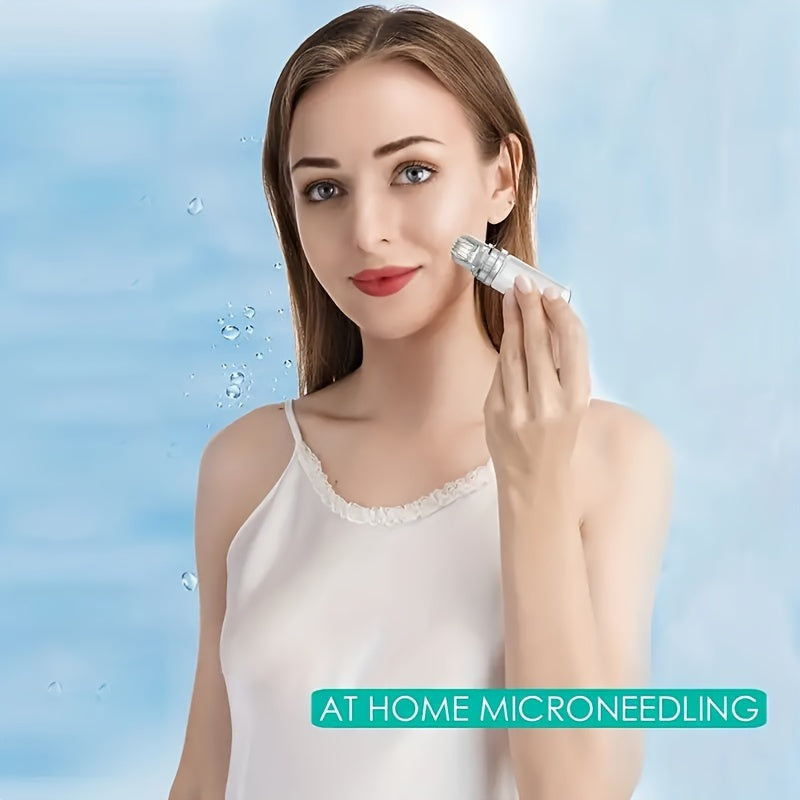 AR64 Microneedle Derma Roller Skin Care Serum Delivery Serum Applicator Hydration Beauty Microneedling Device 0.25mm/0.3mm