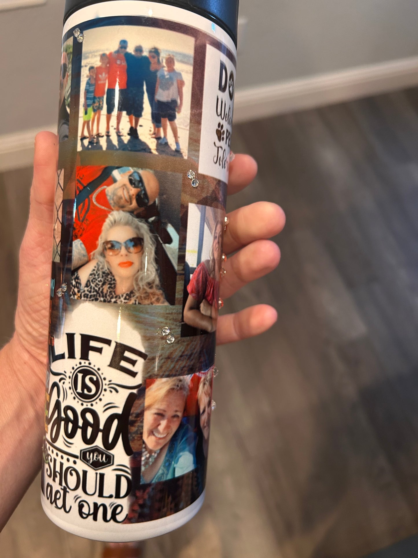 Custom photo tumbler